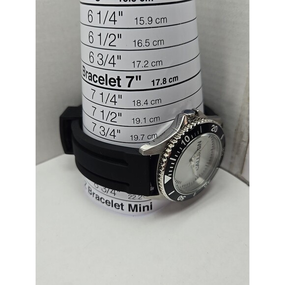 Zazzle Ewatchfactory Diver Quartz Watch New Battery 10 ATM Rubber Band Call Sign - Picture 7 of 10